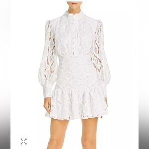 Elegant White Lace Dress